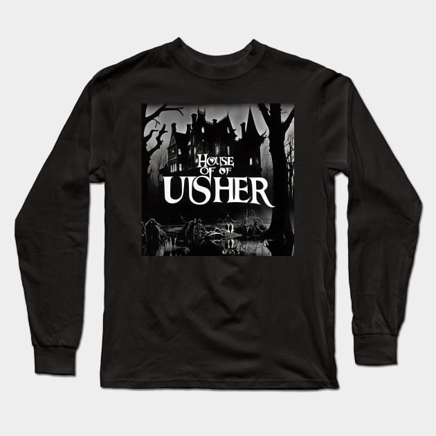Usher's Ephemeral Embrace" Long Sleeve T-Shirt by AlexBRD